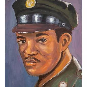 Students with the Cleveland School of the Arts painted portraits of 28 Ohio Tuskegee Airmen for the Cleveland Heroes Project, created to champion the legacy of these heroes.